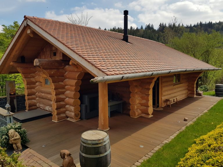 Rundholz-Blockhaus in Birkenfeld